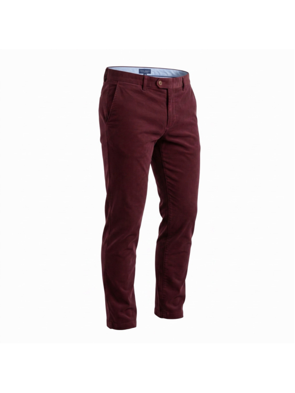 Peter Millar Crown Crafted Golf Pants Maroon Tapered Leg Corduroy Mens 34x32